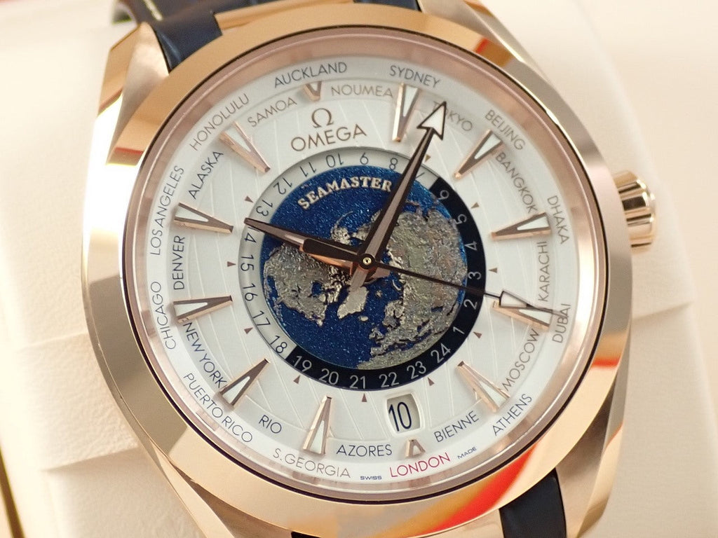 omega Seamaster Aqua Terra GMT Worldtimer Reference 220.53.43.22.02.001