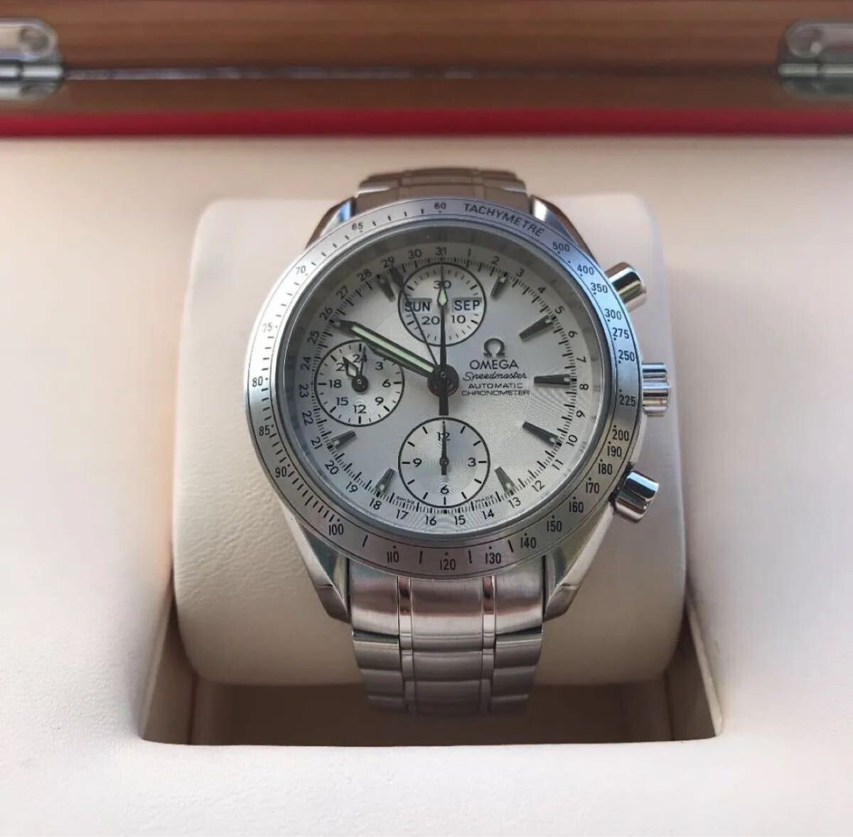 Omega Speedmaster Day-Date 3221.30 Triple Calendar Chronograph Men's Automatic Watch