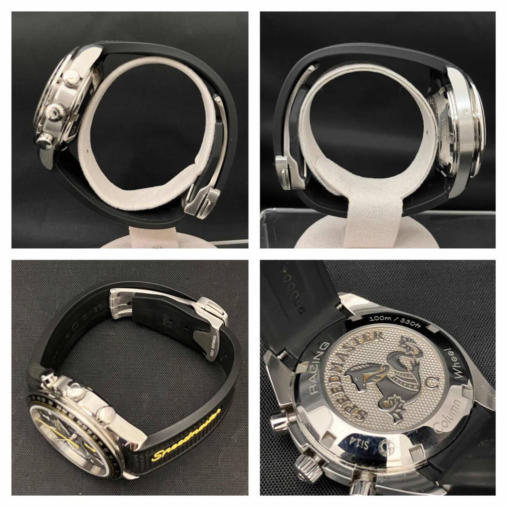OMEGA Speedmaster 326.21.40.50 Automatic Omega Speedmaster Racing Co-Axial Watch with Box, Manual, and Warranty