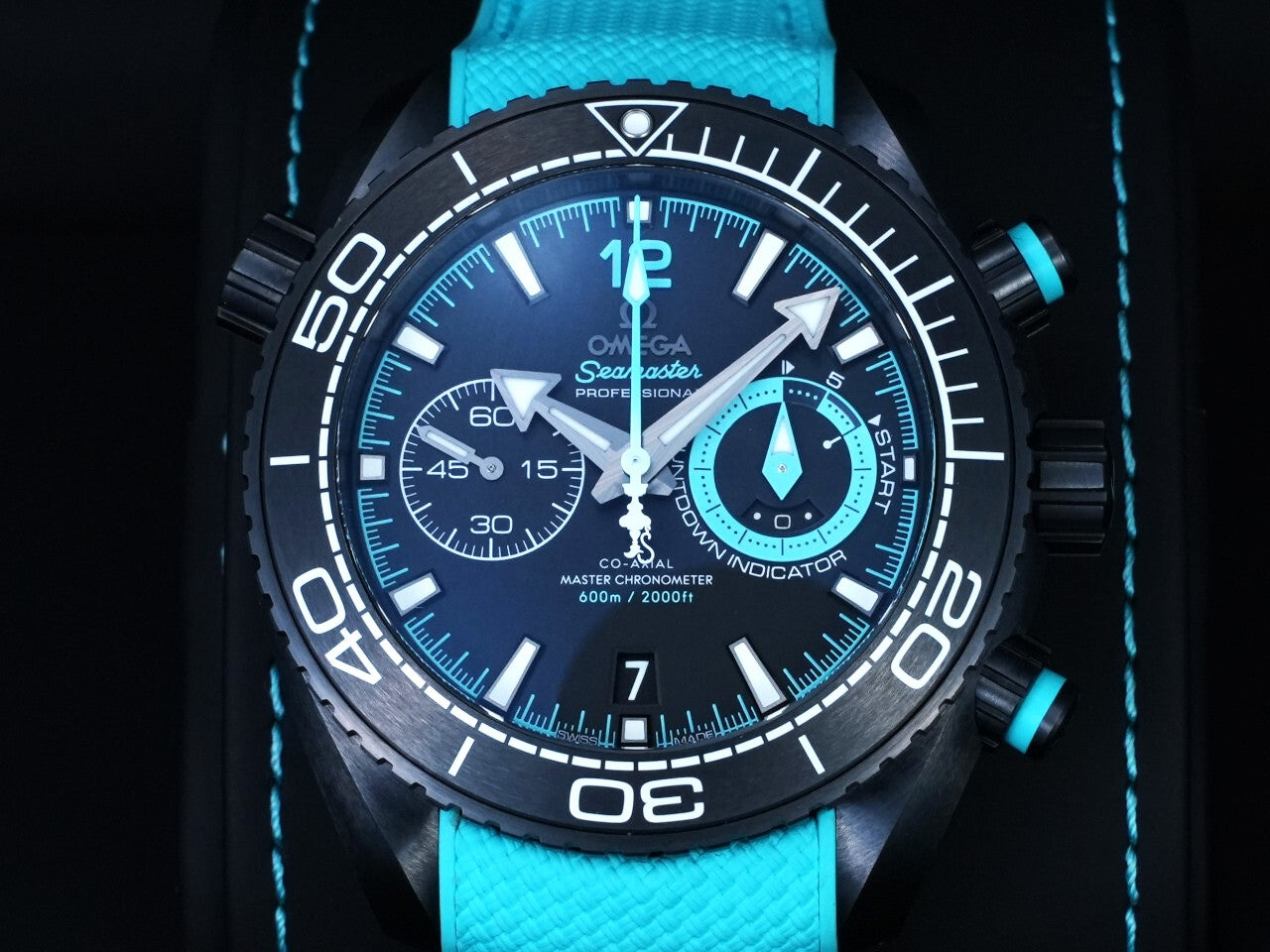 omega Seamaster Planet Ocean ETNZ Deep Black Reference 215.92.46.51.01.003