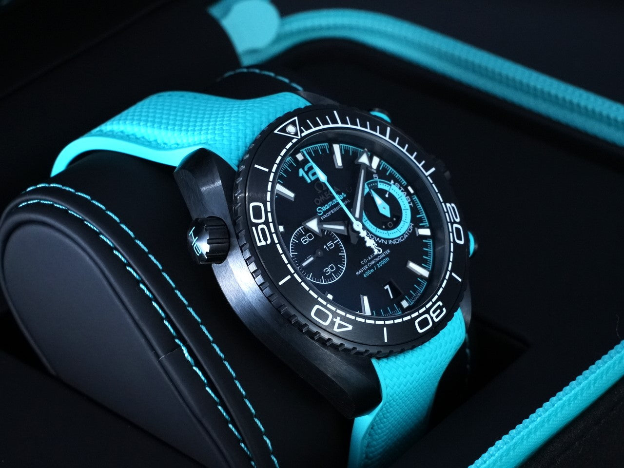 omega Seamaster Planet Ocean ETNZ Deep Black Reference 215.92.46.51.01.003
